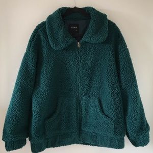 Green Teddy Jacket